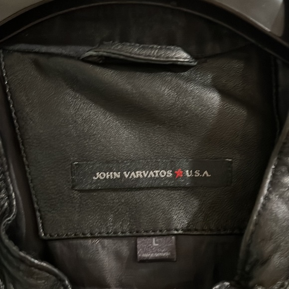 John Varvatos leather jacket NWOT - Picture 6 of 8
